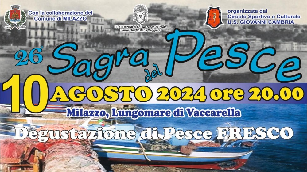 26 Sagra del Pesce 2024 Degustazione Pesce Fresco a Vaccarella